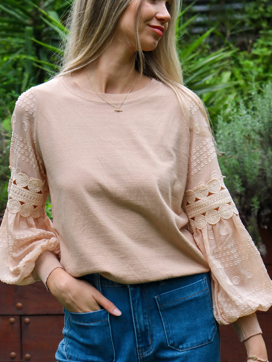 STATEMENT SLEEVE KNIT - Image 8